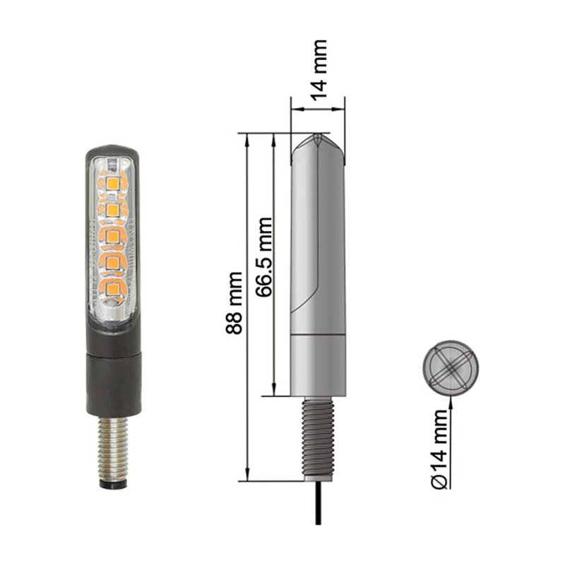 Paire de clignotants BCD TMAX – vue 4